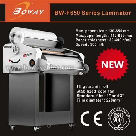 Graphic Shop 650mm Hot Roll Cold Pouch Film Paper Laminating Machine Laminating Machine And