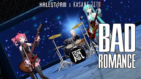 MMD Kasane Teto X Halestorm Bad Romance Cover DL YouTube