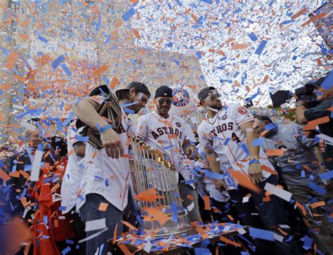 15 Of The Best Photos From The Houston Astros World Series Parade