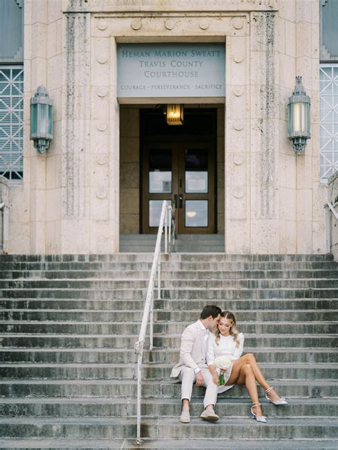 Hannah Chody S Austin City Hall Elopement Lucy Struve