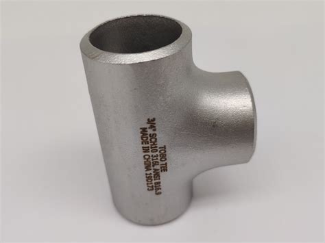 ASTM ASME B16 9 3 STD A403 WP304L Stainless Steel Pipe Fitting Equal Tee