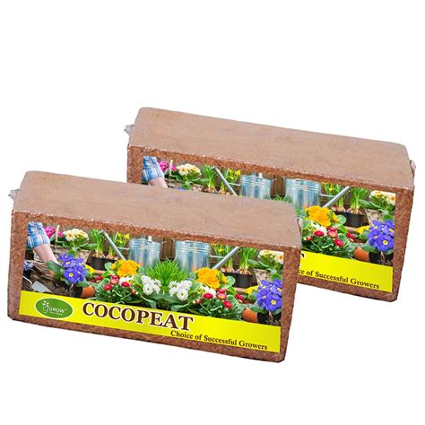 GreeNeem S Grow Your Own Cocopeat 1 3 Kg Block Expands Upto 20 KG Of