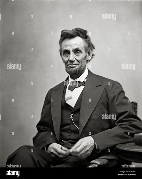 Portrait of President Abraham Lincoln Stock Photo - Alamy