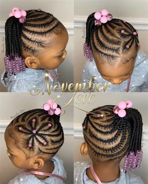 70 Super Cute Kids Braids With Beads Hairstyles For 2025