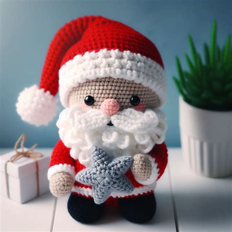 Cute Crochet Santa Claus Amigurumi Free Pattern Crochet Santa