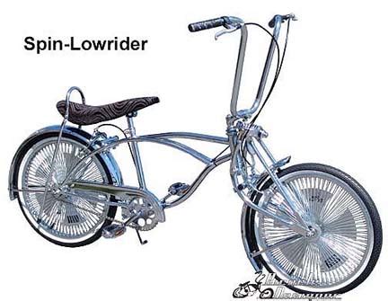 Lowrider Bicycle with Spinning Wheels