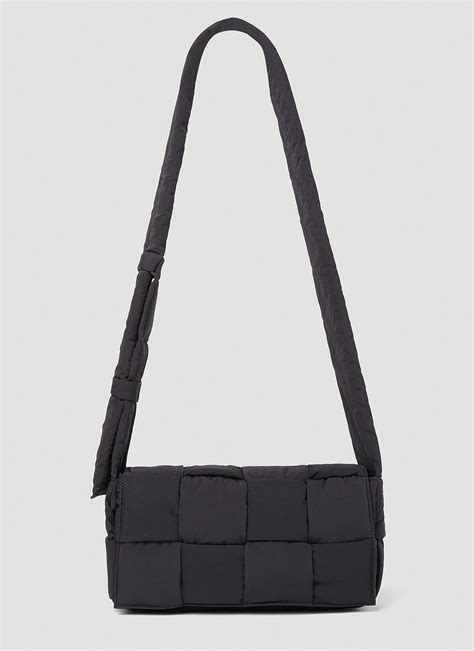 Bottega Veneta Padded Cassette Crossbody Bag Male Black Modesens