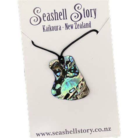 Paua Shell Adjustable Necklace Seashell Story Kaikoura