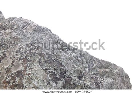 Big Stone Isolated White Background Material Stock Photo 1594064524