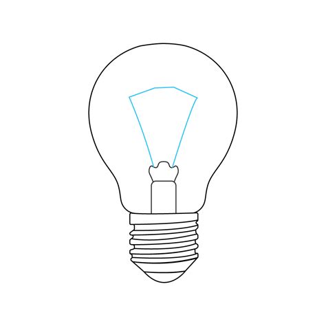 How To Draw A Light Bulb Step By Step At Drawing Tutorials