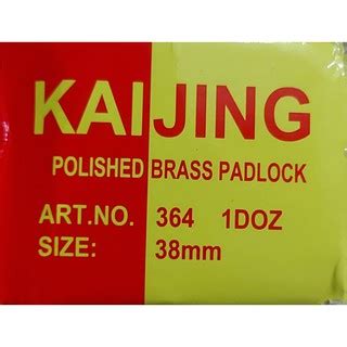 Jual Gembok Kuning KAIJING 38 Mm Gembok Untuk Pintu Rumah Kendaraan