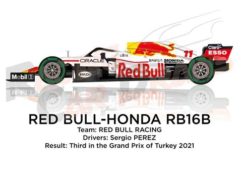 Red Bull - Honda RB16B n.11 Formula 1 World Champion 2021