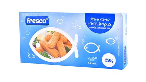 Panirani riblji štapići FRESCO 250g Cenoteka