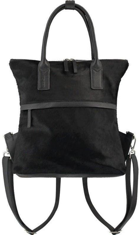 Brix Bailey Black Calf Hair Leather Backpack Byrre Shopstyle