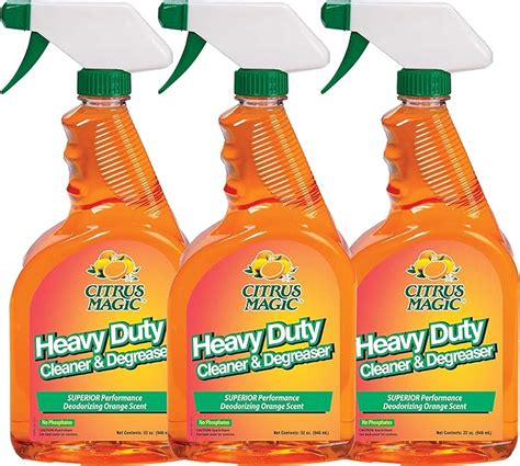 Citrus Magic Heavy Duty Cleaner And Degreaser Pack Of 3 32 Ounces