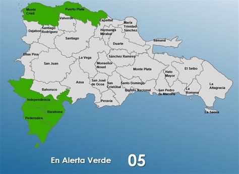 COE Emite Alerta Verde Para Cinco Provincias Por Lluvias Noticias RD