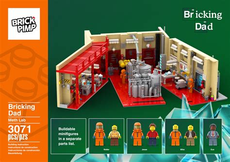 Breaking Bad Meth Lab Building Instruction For Building Blocks Etsy