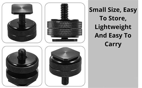 Buy Hanumex Camera Shoe Pro 1 4 Flash Hot Shoe Screw Adapter Tripod Mount Phone Clip Holder