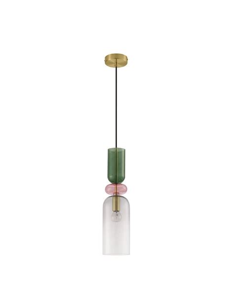 Nova Luce MODERN PENDANT GLASS LUMINAIRES MURANO Sandy Gold Metal