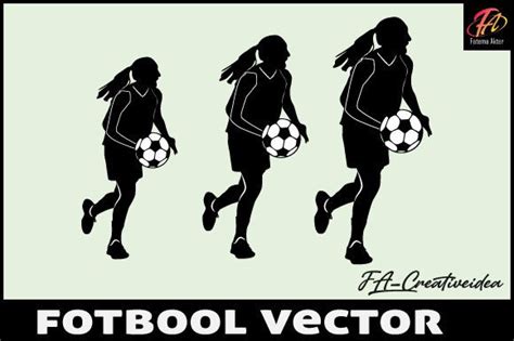 Football Clipart, Silhouette Graphic by FA_Creativeidea · Creative Fabrica