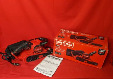 Craftsman Volt Belt Sander With Dust Bag Cmew Ebay