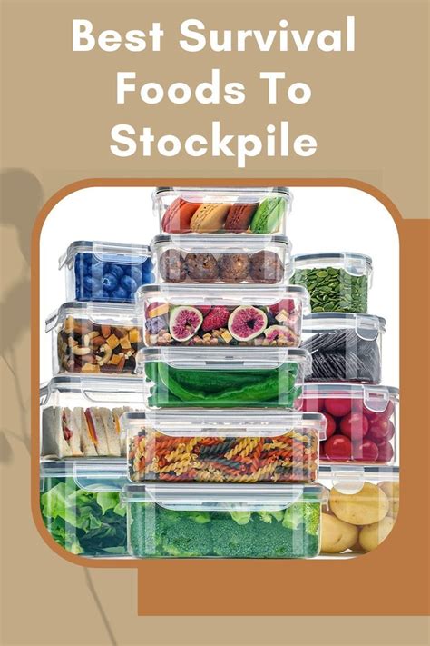 27 Best Survival Foods To Stockpile Stockpiling Food List Best