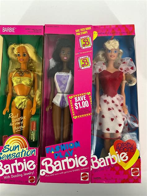 Lot Barbies In Original Boxes Including Trailblazin Barbie