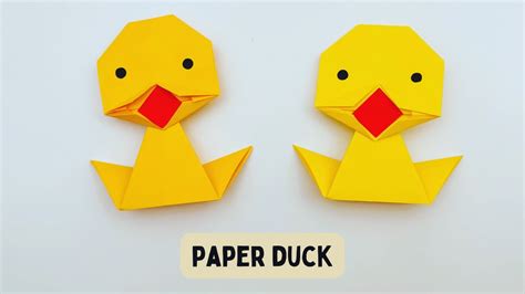 How To Make Moving Paper Duck Toy For Kids Nursery Craft Ideas