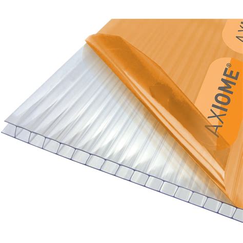 Axiome 6mm Polycarbonate Clear Twinwall Sheet 690 x 4000mm | Toolstation