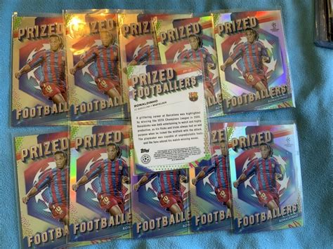 Ronaldinho 2024 Topps Finest UEFA Prized Footballers Lot 11 PF 12 FC