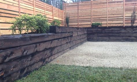 Wood retaining wall design example | Hawk Haven