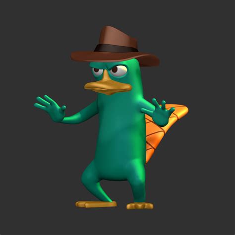 Artstation Perry The Platypus Stl Resources