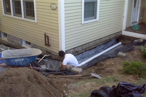 French Drains How To Build An Exterior French Drain System Drenagem