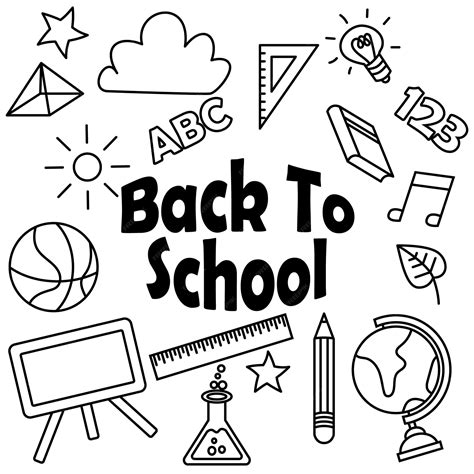 Premium Vector | Back To School supplies doodle vector Very suitable