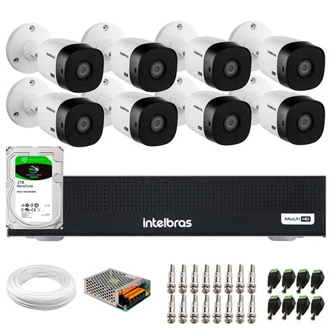 Kit C Meras Intelbras Vhd B Megapixel Hdcvi Infra M Ip