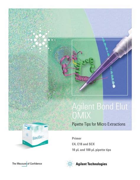 Agilent Bond Elut OMIX Pipette Tips For Micro Agilent Technologies