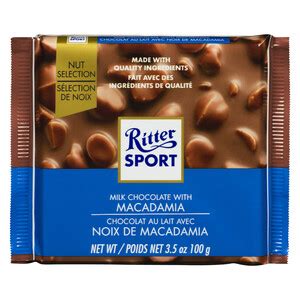 Ritter Sport Macadamia Milk Chocolate 100 g Voilà Online Groceries