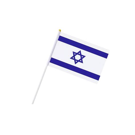 acheter des mini drapeaux d'Israël avec support plastique