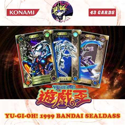 Bài In Yugioh Bộ Bài Yu Gi Oh 1999 Bandai Sealdass 43 Lá Shopee