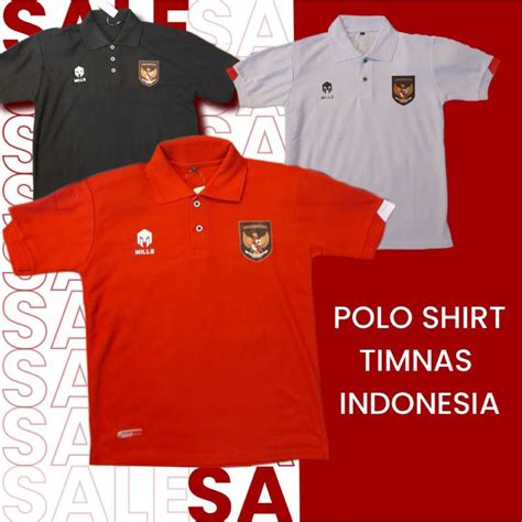 Jual Poloshirt Timnas Indonesia 2022 Baju Timnas Indonesia Pilihan