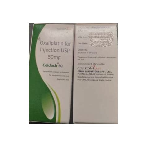 Celdach Mg Injection Oxaliplatin Eloxatin It S Dosage