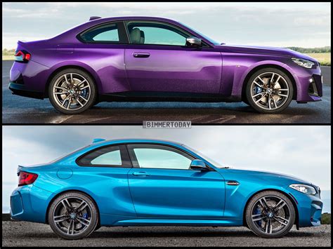 Photo Comparison: 2022 BMW M240i (G42) vs. BMW M2 (F87)