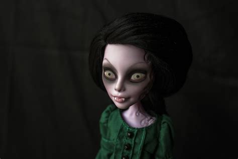 Lilith, dreaming of blood. Custom Monster High Operetta by macedonia