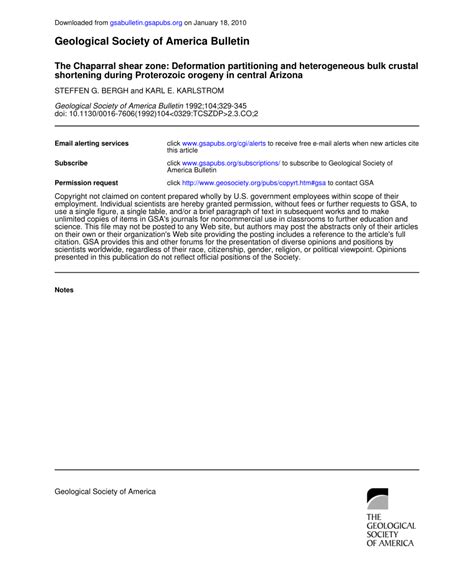 (PDF) The Chaparral Shear Zone: deformation partitioning and heterogeneous bulk crustal ...