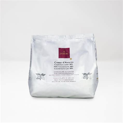 Pastiglie cioccolato al latte 38 Vidamà Costa d Avorio 1 kg Domori