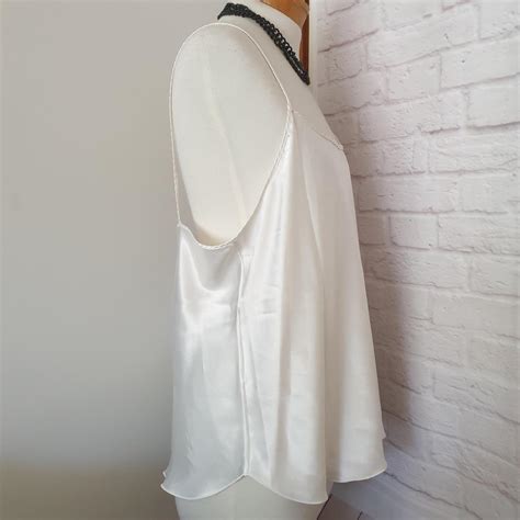 VINTAGE Bias Cut Lingerie Satin Camisole Plus Size Depop