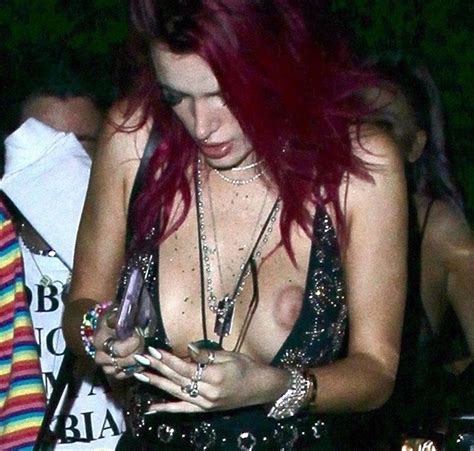 Bella Thorne Full Boob Slip