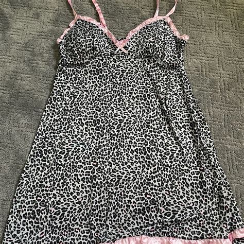 Jenni Dresses Y K Vintage Cheetah Print Nightgown Lingerie Dress Poshmark