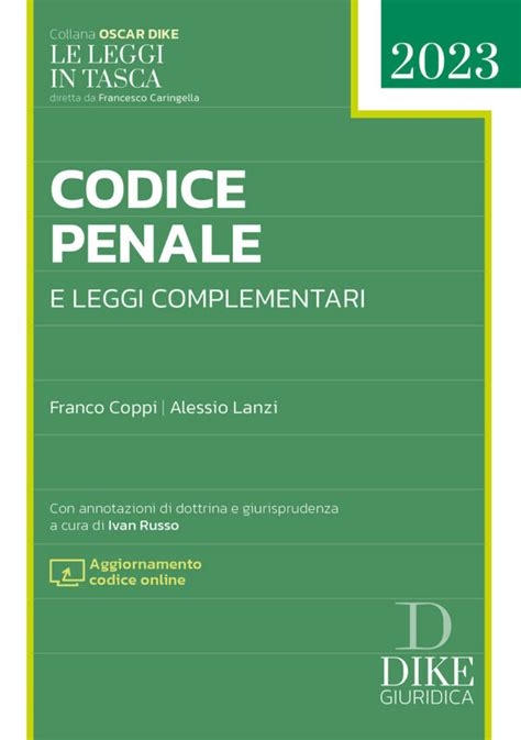 Codice Penale E Leggi Complementari Dike Giuridica