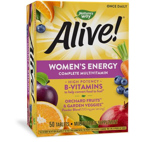 Natures Way Alive ® Womens Energy Complete Multivitamin 50 Tablets